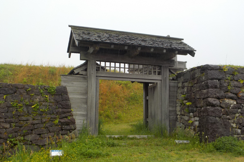 鳥越城桝形門