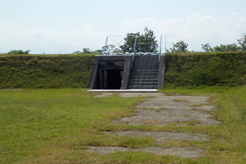 安田城本丸跡